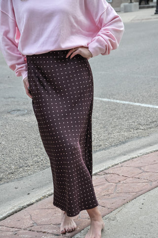 Soiree Spotlight Satin Skirt