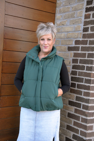 Solid Ruched Bomber Jacket Vest