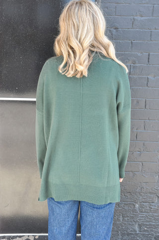 Solid Seam Sweater