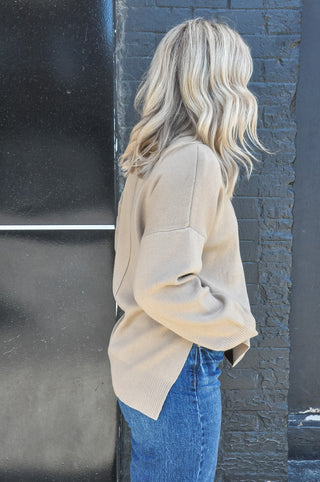 Solid Seam Sweater