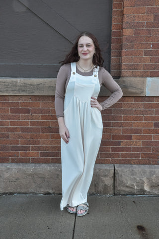 Squared Up Wide Leg Jumpsuit