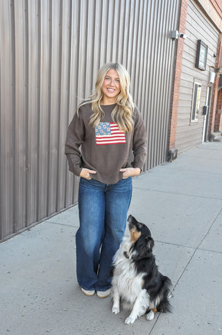 Star Spangled Knit Sweater