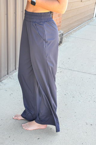 Stretch Wide Leg Pants