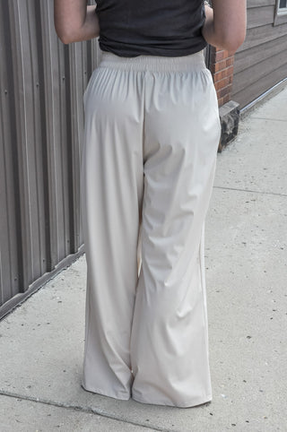 Stretch Wide Leg Pants
