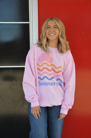 Summertime Oversized Sweatshirt