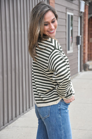 Sunday Sail Stripe Cardigan