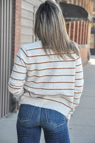 Sunday Stroll Stripe Cardigan
