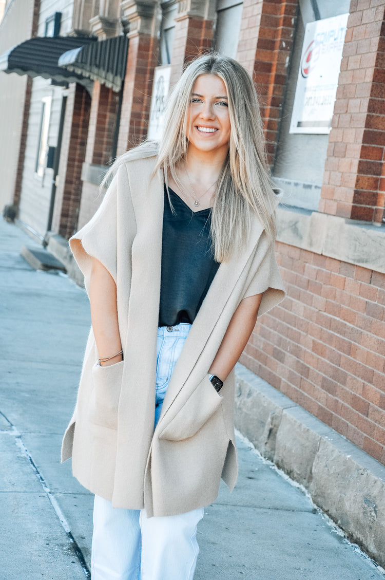 Sweater Cover Up Long Cardigan