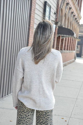Sweetheart Button Cardigan