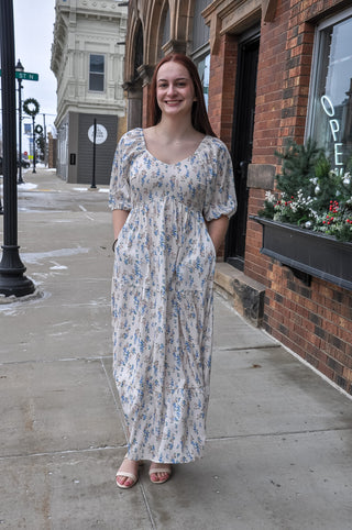 Sweetheart Neck Maxi Dress