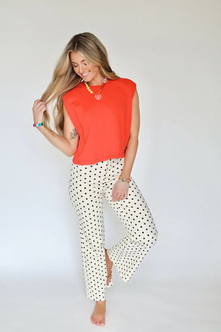 Mini Polka Dot Stretchy Jeans