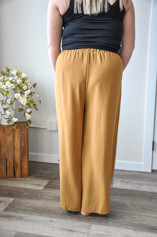 The Basic Banded Wide Leg Pant