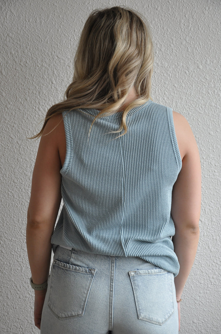 The Everyday V-Neck Ribbed Top