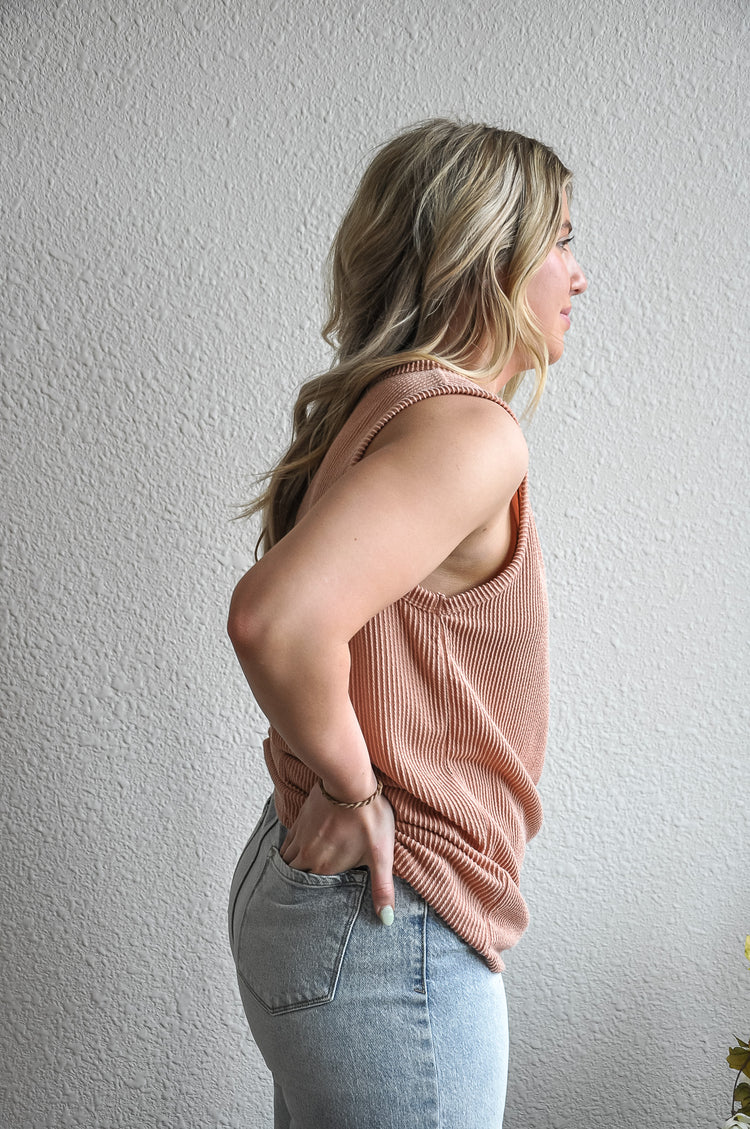 The Everyday V-Neck Ribbed Top