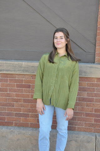 The Finley Flowy Button Down