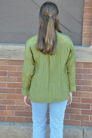 The Finley Flowy Button Down