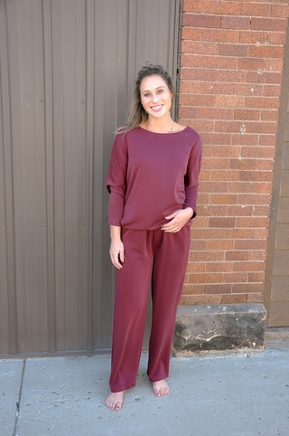 The Margo Elastic Waist Pant Set