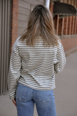 The Striped Long Sleeve Top
