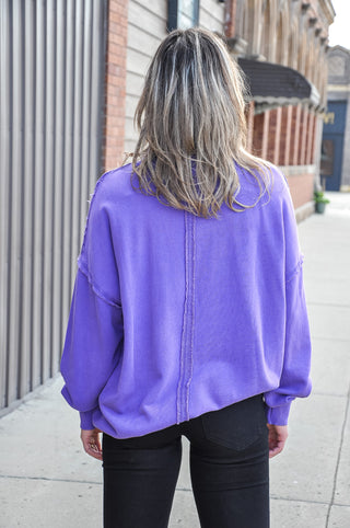 Touchdown Garment Dye Cord Sweatshirt