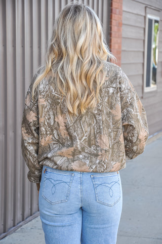 Tree Camouflage Crew Neck Sweatshirt
