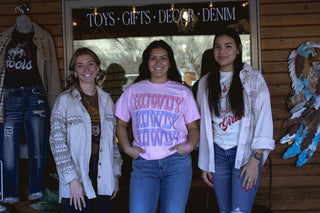 Triple Howdy Pink Oversize Tee