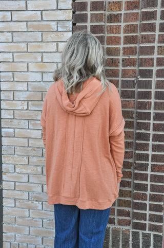 Trisha Textured Knit Hoodie