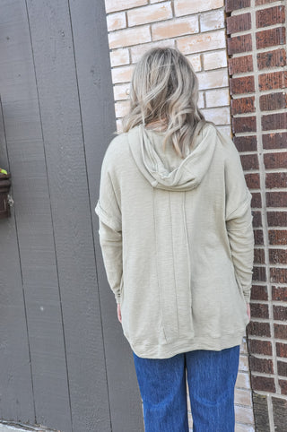 Trisha Textured Knit Hoodie