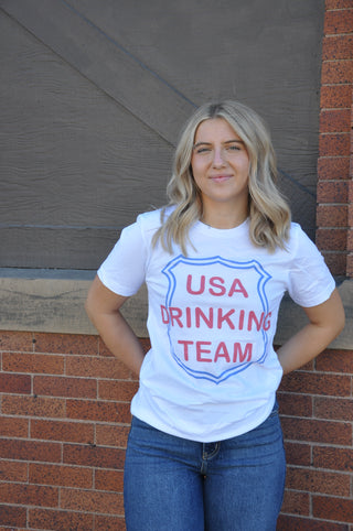 USA Drinking Team Graphic Tee