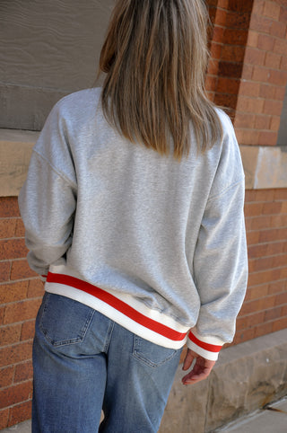 USA Graphic Half Zip Sweatshirt