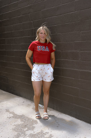 USA SS Round Neck Baby Tee