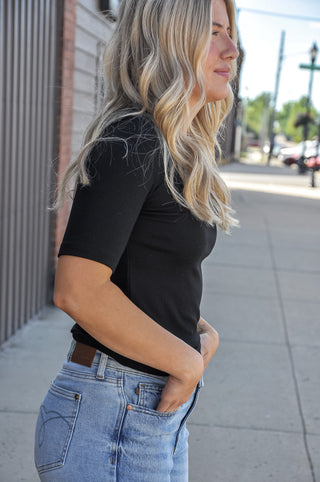 Ultra Soft Basic Short Sleeve Top