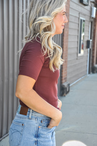Ultra Soft Basic Short Sleeve Top