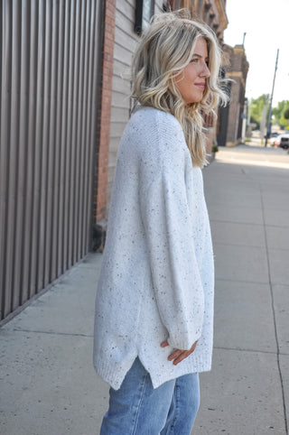 Ultra Soft Speckled Yarn Sweater