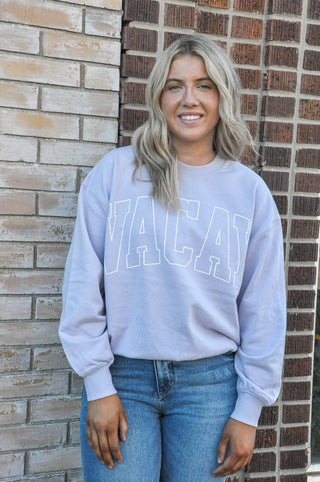 Vacay Premium Graphic Sweatshirt