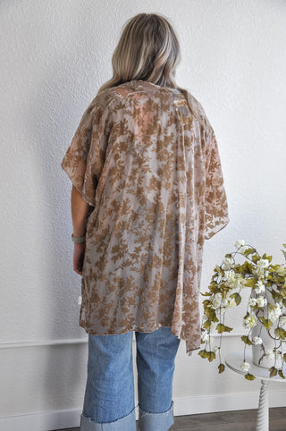 Velvet Floral Kimono