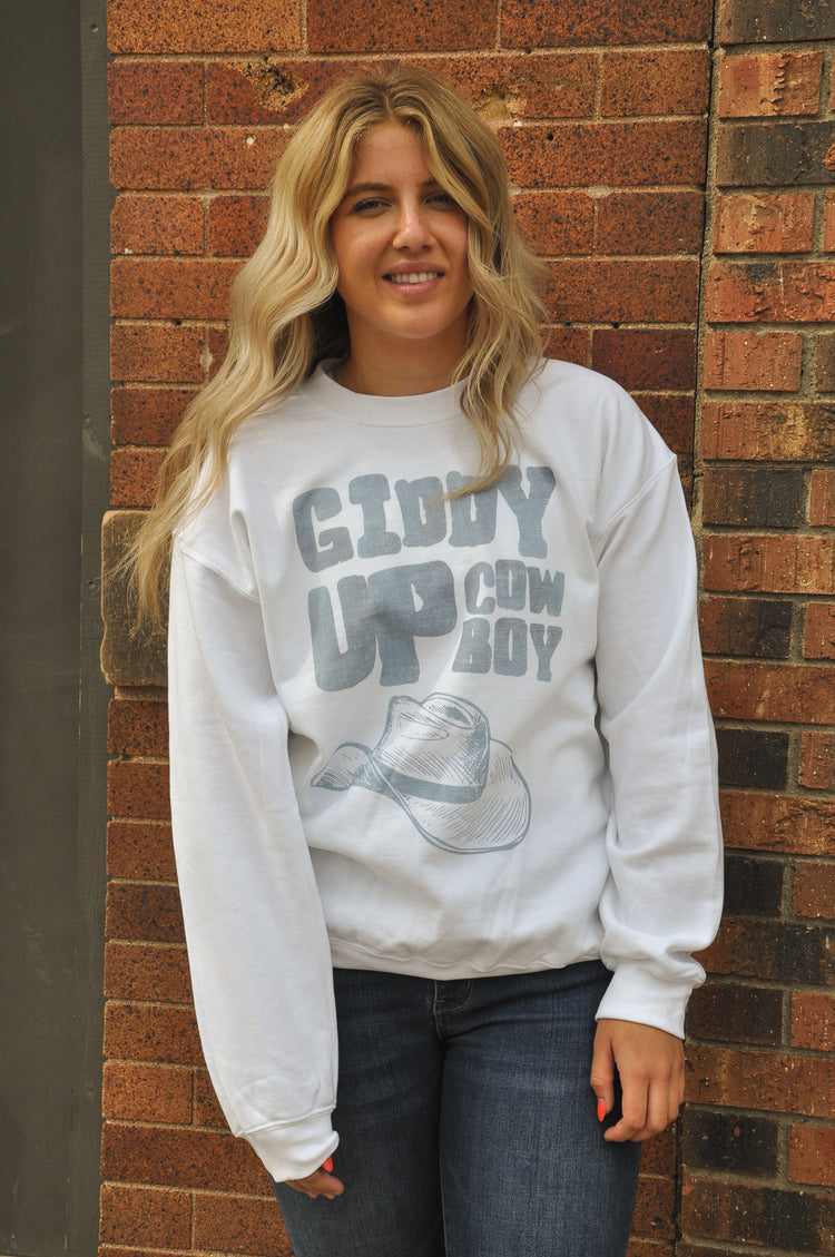 Vintage Inspired Giddy Up Cowboy Crew
