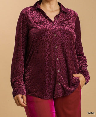 Wine A Little Leopard Top | JQ Clothing Co.