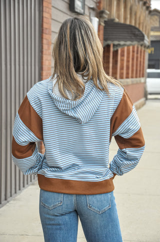 Weekend Drift Stripe Hoodie
