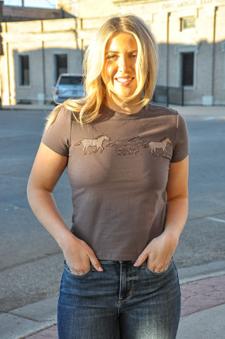Wild Stride Horse Baby Tee