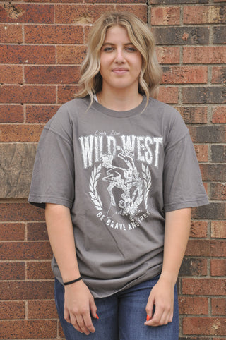 Wild West University Oversized Tee