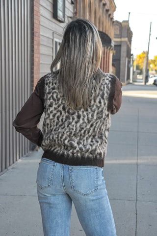 Wild Whimsy Fuzzy Knit Vest