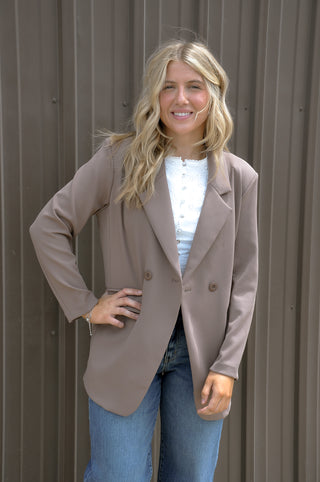 Work From Home Oversize Blazer