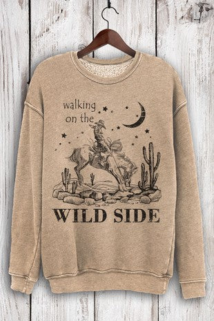 Walking on the Wild Side Mineral Sweatshirt | JQ Clothing Co.