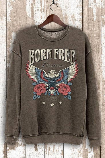 Born Free Roses Mineral Crewneck | JQ Clothing Co.