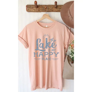 The Lake is My Happy Place Tee