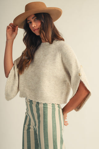 Soft Serenity Elegance Knit Pullover