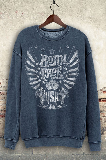Born Free USA Graphic Crewneck | JQ Clothing Co.