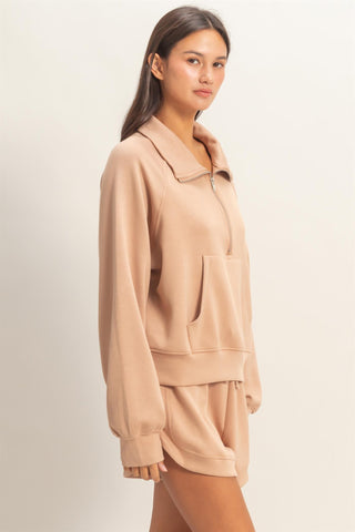 Half-zip Collar Pullover