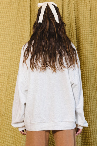 'Tequila' Graphic Sweatshirt Top