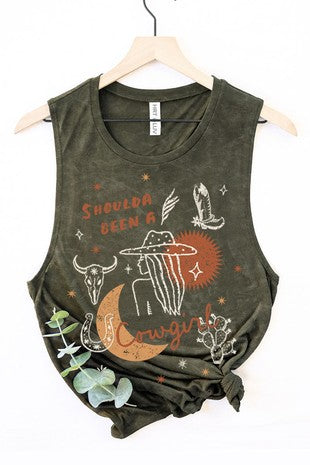 Cowgirl Graphic Tank Top | JQ Clothing Co.